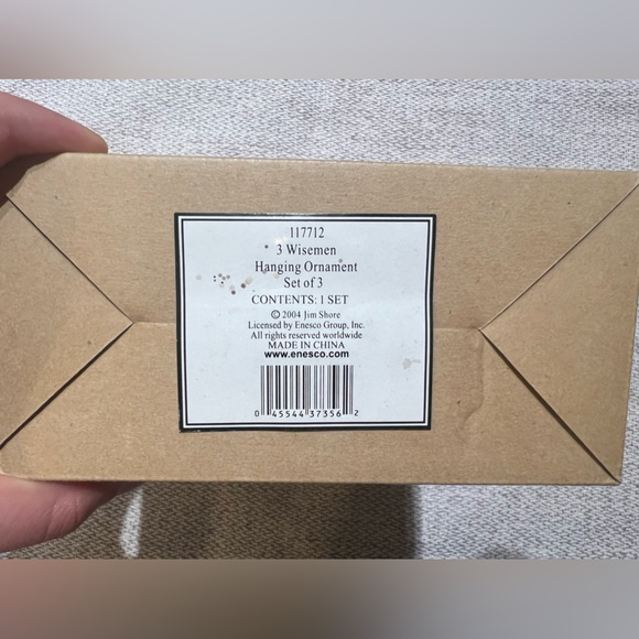 Jim Shore 2004 Heartwood Creek Set of 3 Wisemen Hanging Ornaments - Picture 15 of 16